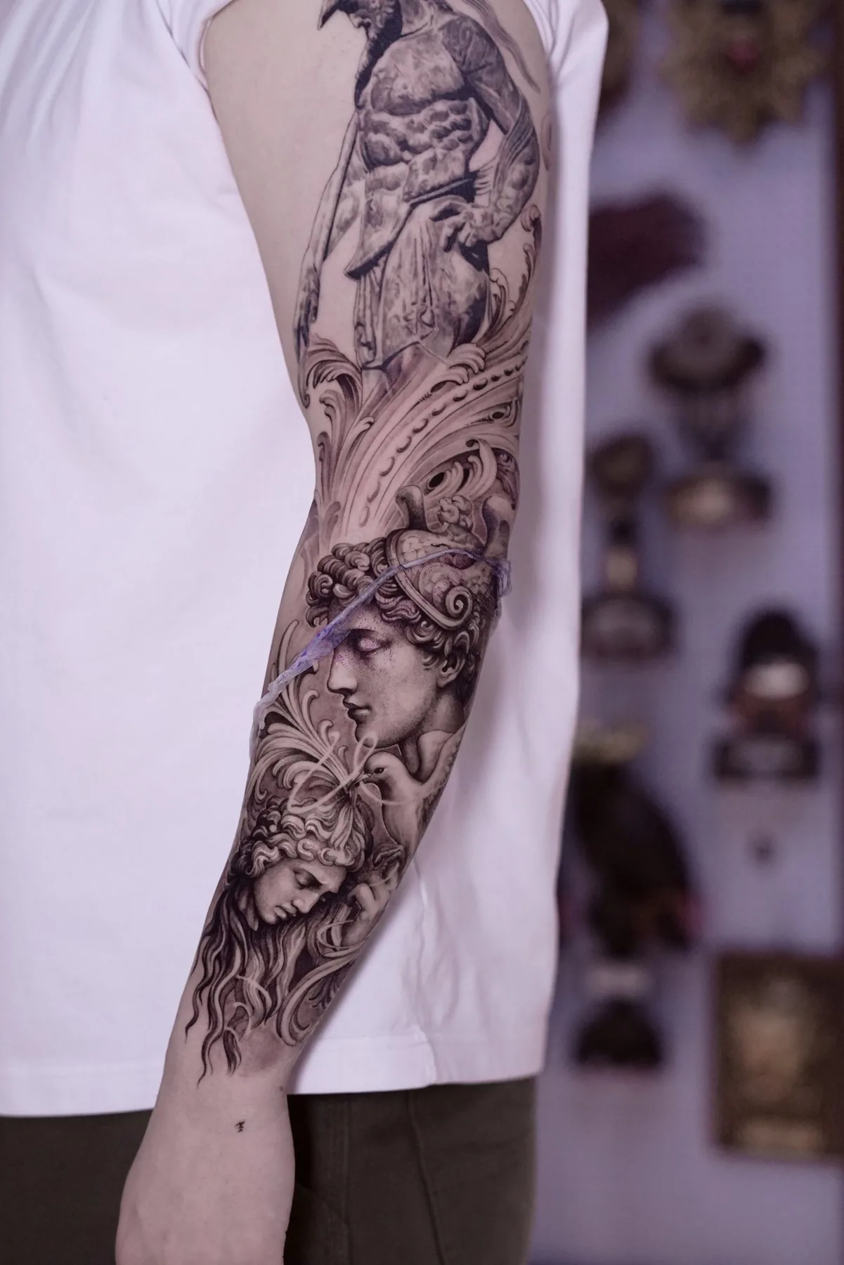 Classical / Sleeve tattoo on the arm by Moussa in Shanghai